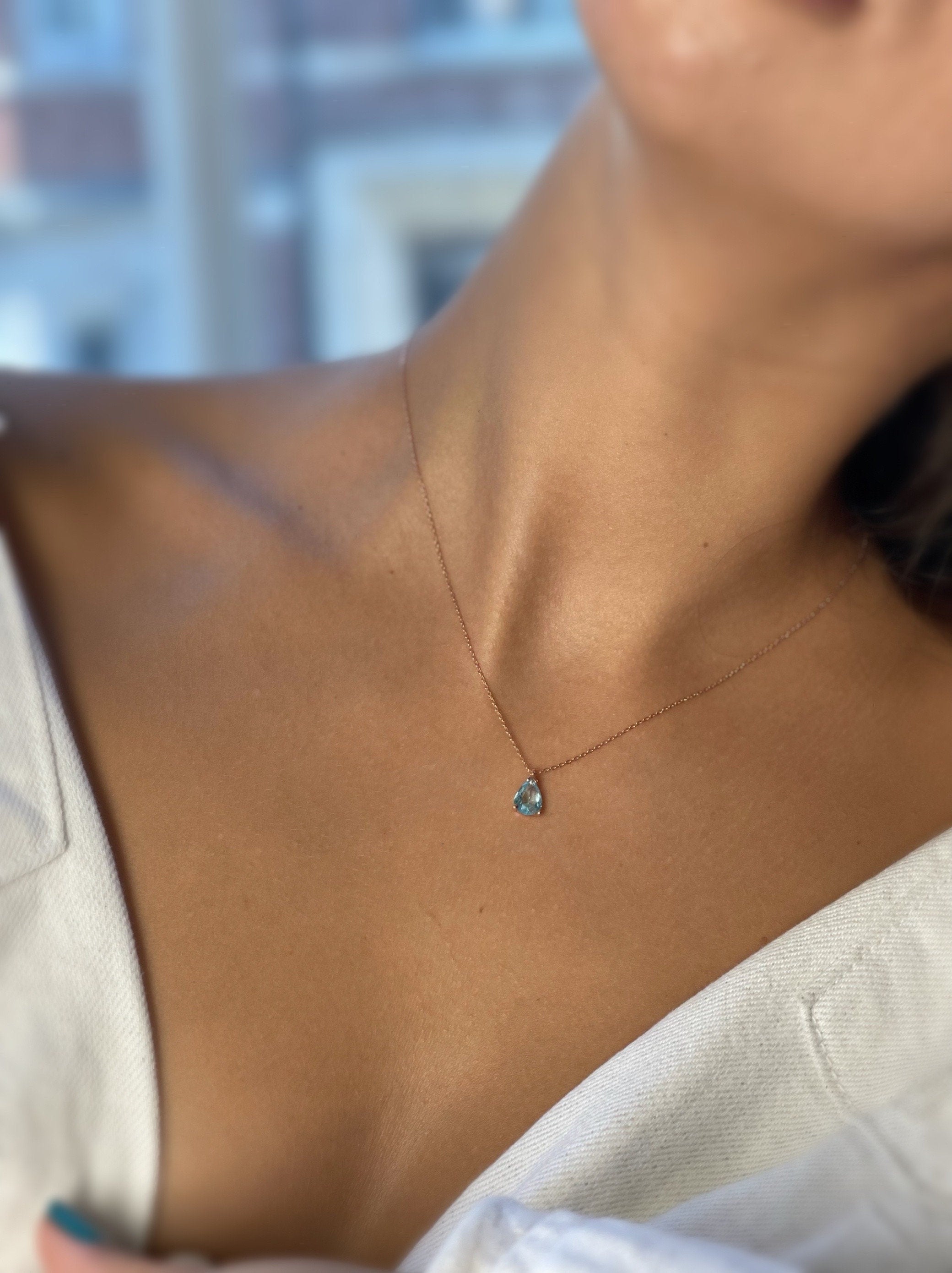 Personalised Birthstone Necklace | Custom Birthstone Necklace | Gemstone Necklace | Month Gemstone Necklace | Celebrate Pride Month