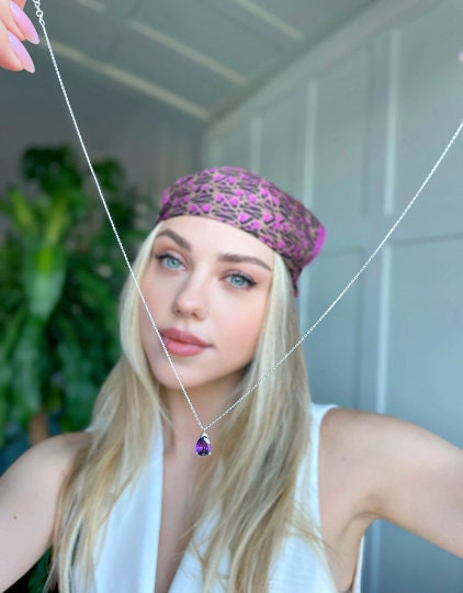 Personalized Birthstone Necklace, Silver Birthstone Necklace, Dainty Sterling Silver Birthstone Necklace,