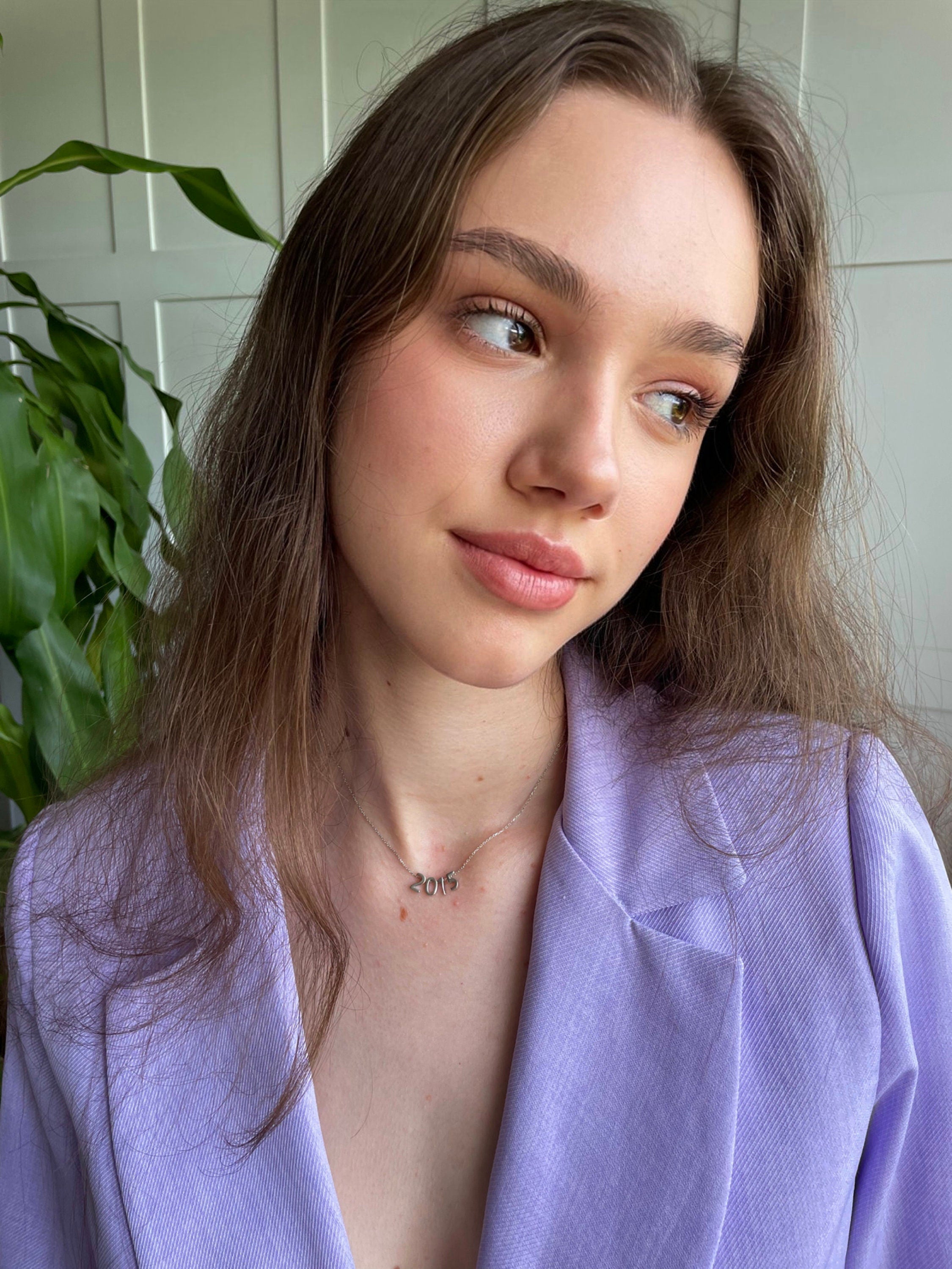 Unique Gift Idea: Customized Year Date Necklace - Lucky Number Pendant - Personalized Number Necklace - Birth Year Jewelry