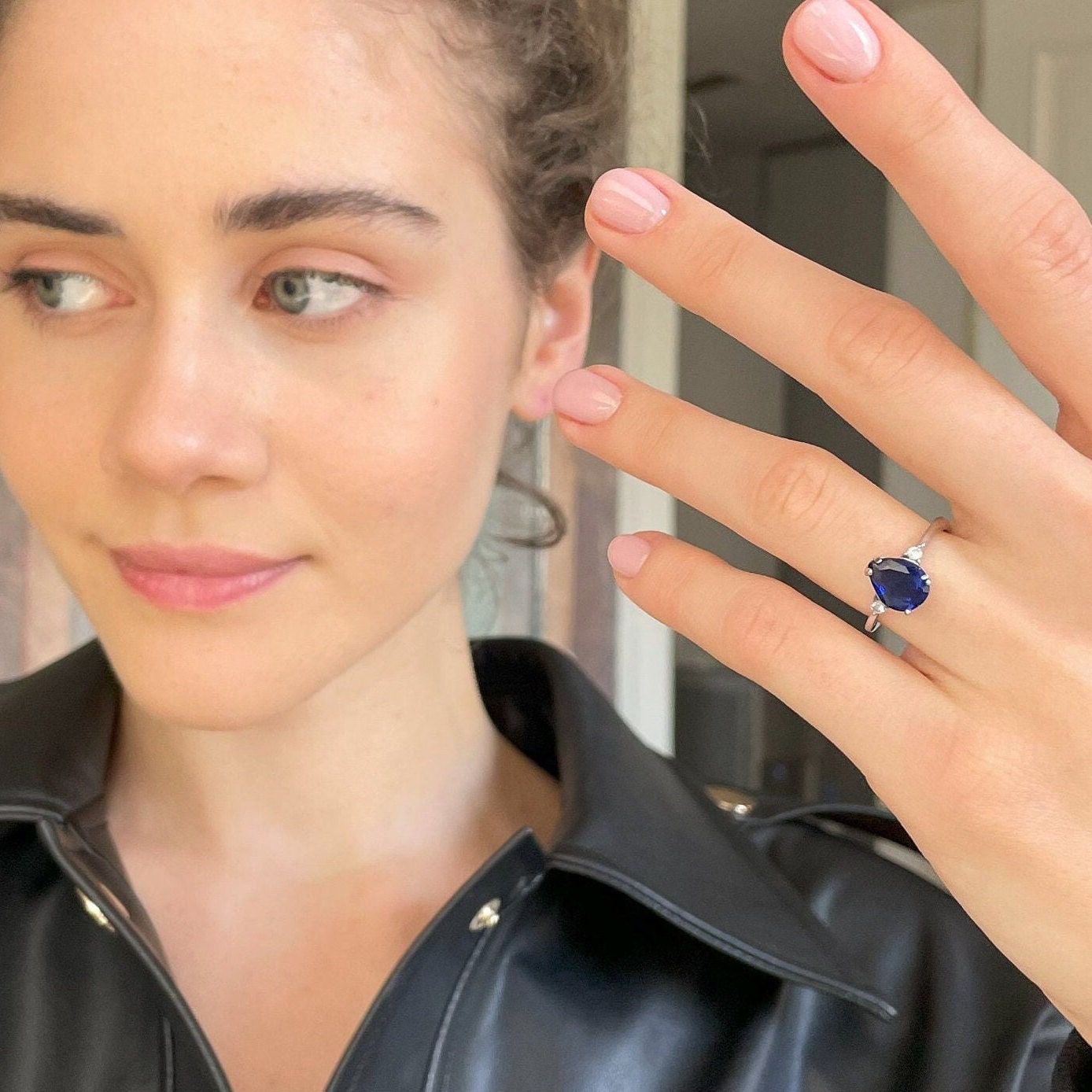 Elegant Birthstone Ring - Sterling Silver Birthstone Jewelry - Minimalist Family Birthstone Ring - Personalized Gift