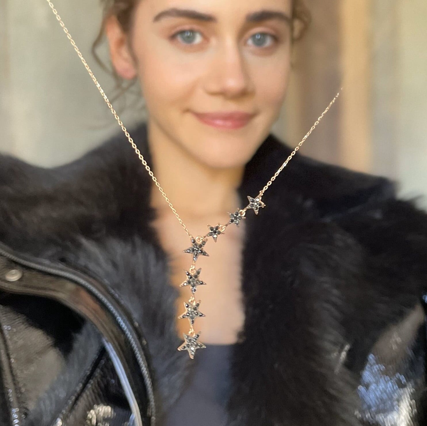 Star Lariat Jewelry Set - Rose Gold Star Lariat Necklace & Bracelet Set - Sterling Silver Jewelry - Summer Jewelry