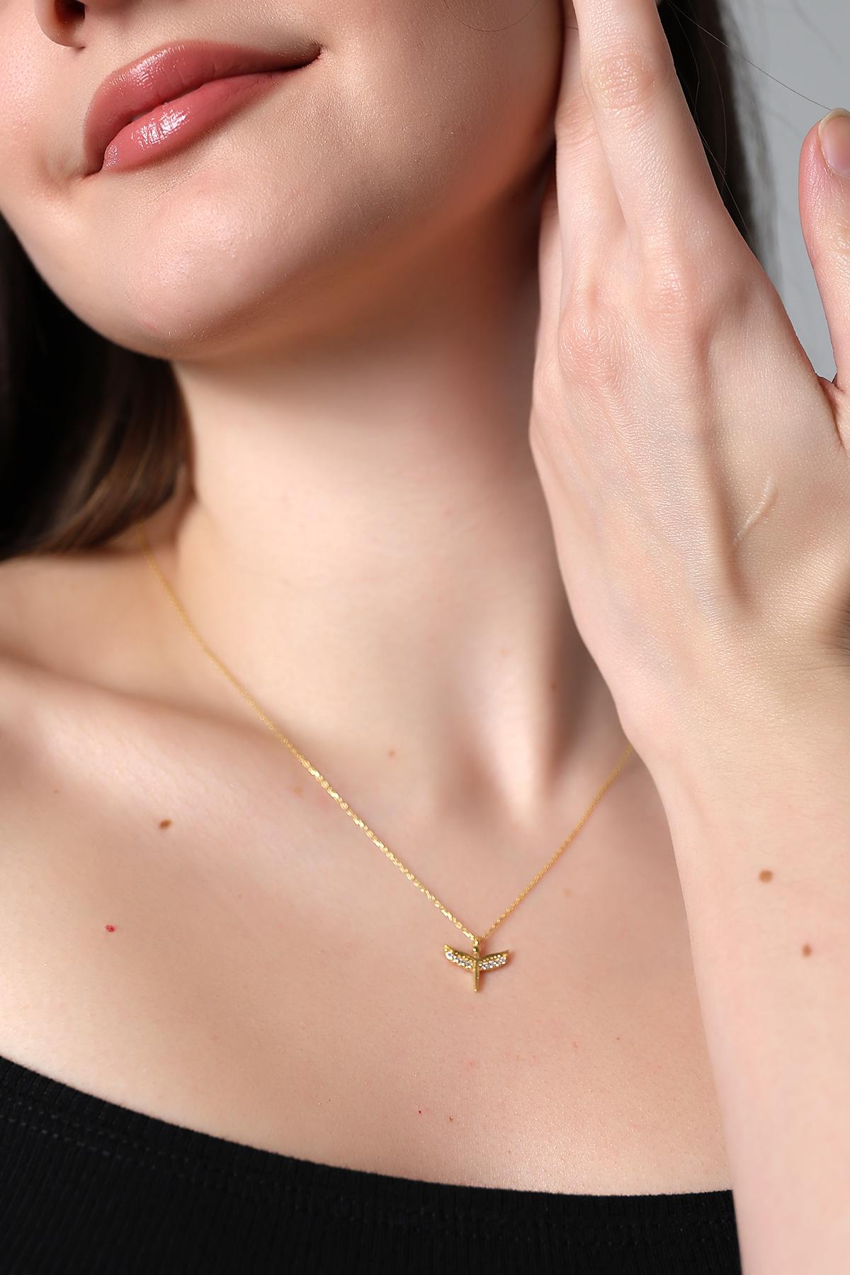 Petite Silver Angel Charm Necklace , Minimalist Angel Pendant , Silver/gold/rose Gold Options , Delicate Charm Jewelry , Personalized Gift