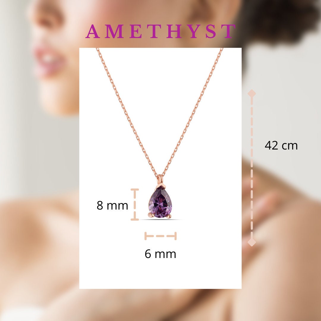 Personalised Birthstone Necklace | Custom Birthstone Necklace | Gemstone Necklace | Month Gemstone Necklace | Celebrate Pride Month