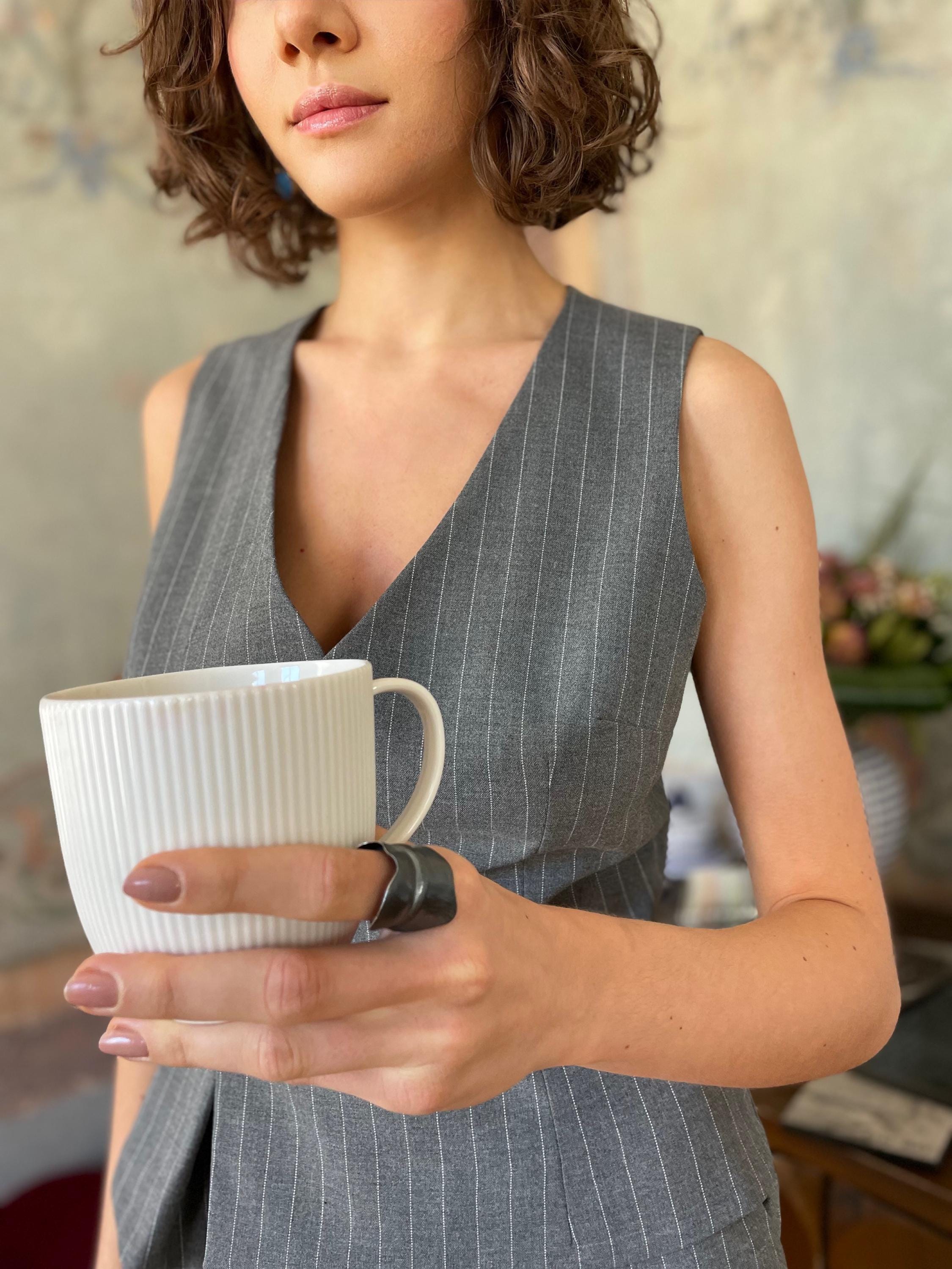 Wide Rustic Handcrafted Ring - Raw Textured Adjustable Silver Ring - Hammered Handmade Ring - Chunky Sterling Silver Ring