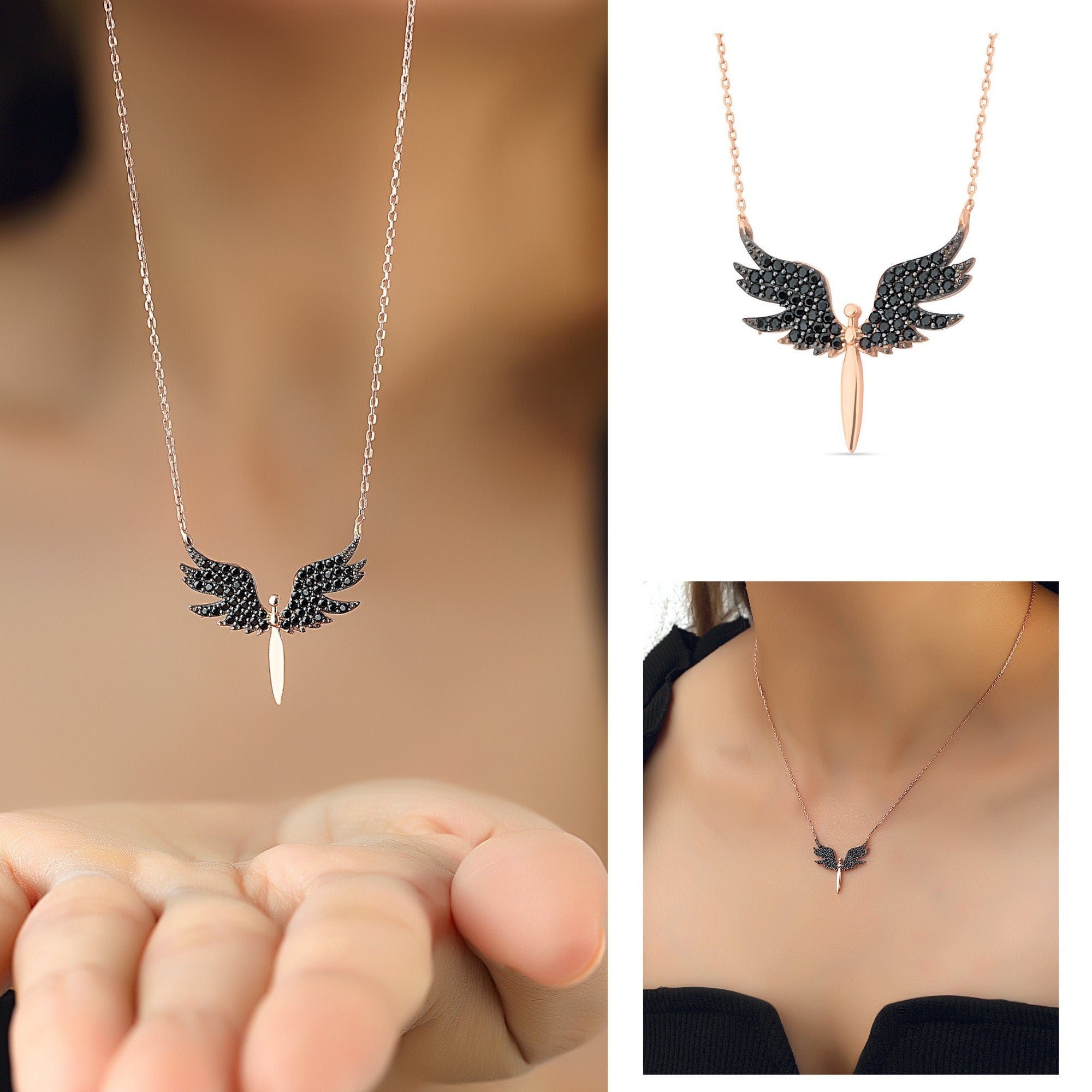 The Archangel Sterling Silver Necklace,the Archangel St Michael Protect Angel Pendant, Guardian Angel Necklace, Catholic Jewelry