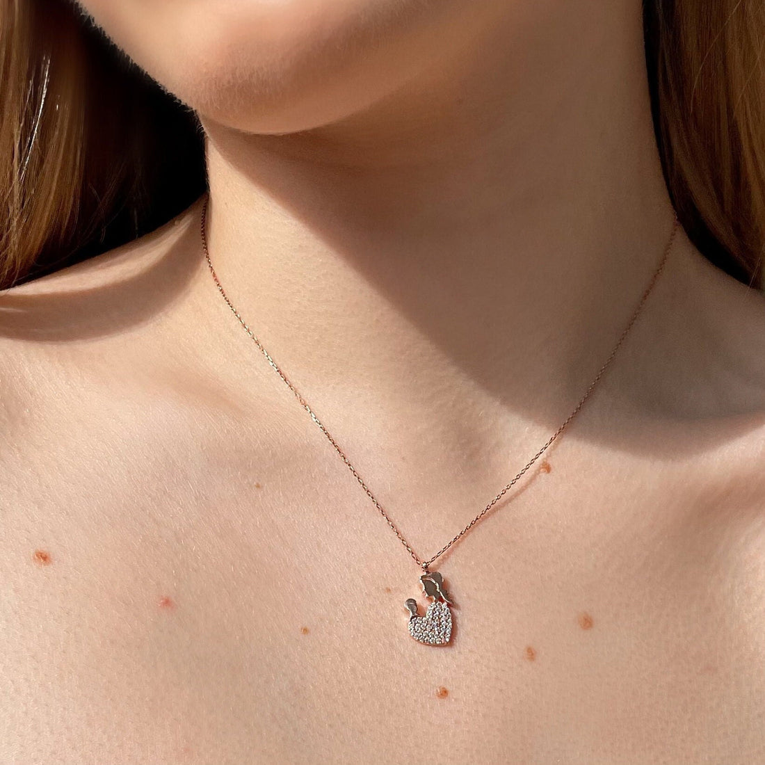 Mother Son Necklace | Mum Gift | Mom Gift | Mother Son Gift | Mother & Kid Pendant Sterling Silver Necklace | Unique