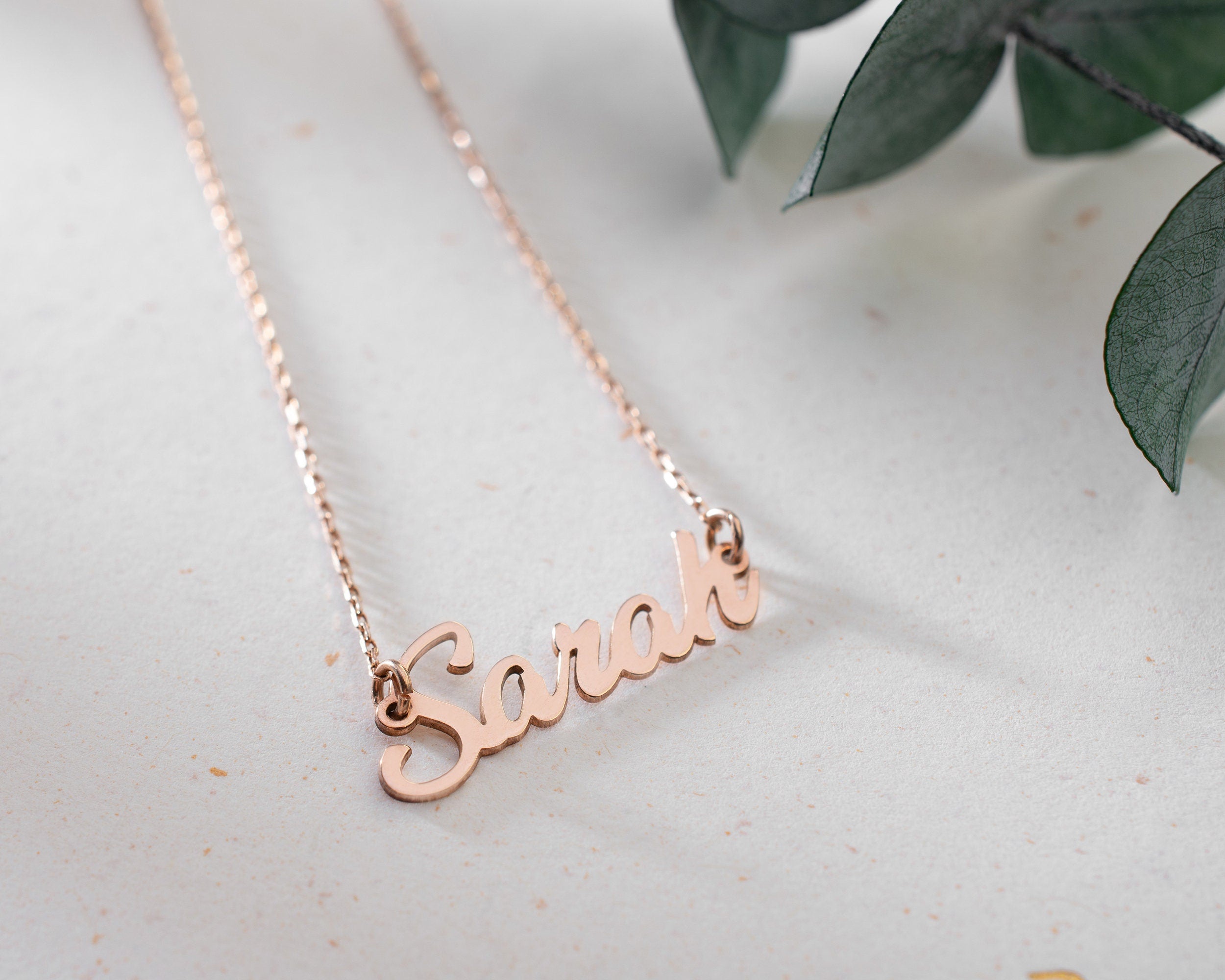Personalized Name Necklace,handmade Monogram Necklace, Customized Name Necklace, Gift Packaging, Ready To Gift,delicate Silver Necklace