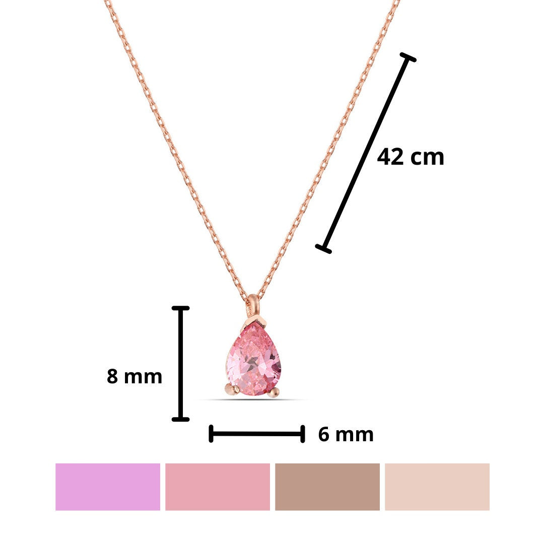 Personalised Birthstone Necklace | Custom Birthstone Necklace | Gemstone Necklace | Month Gemstone Necklace | Celebrate Pride Month