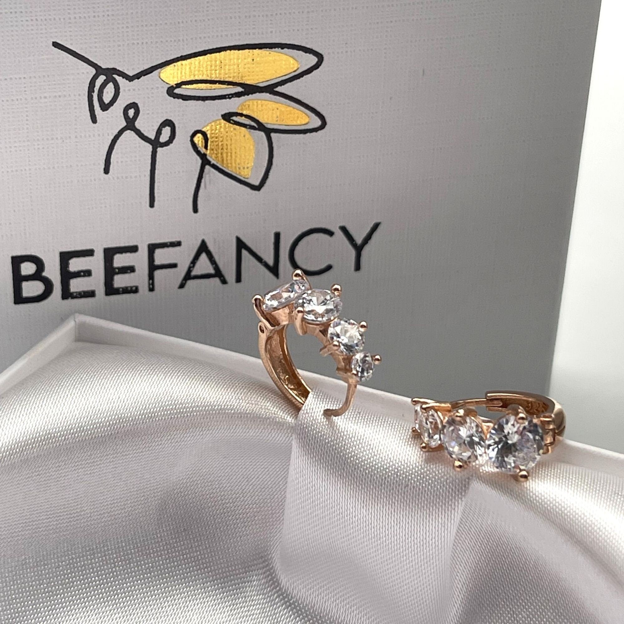 Cz Hoop Earrings - Rose Gold Huggie Hoop Earrings - Pave Ring Hoops - Cartilage Hoop Earrings - Pave Cz Huggie Hoops