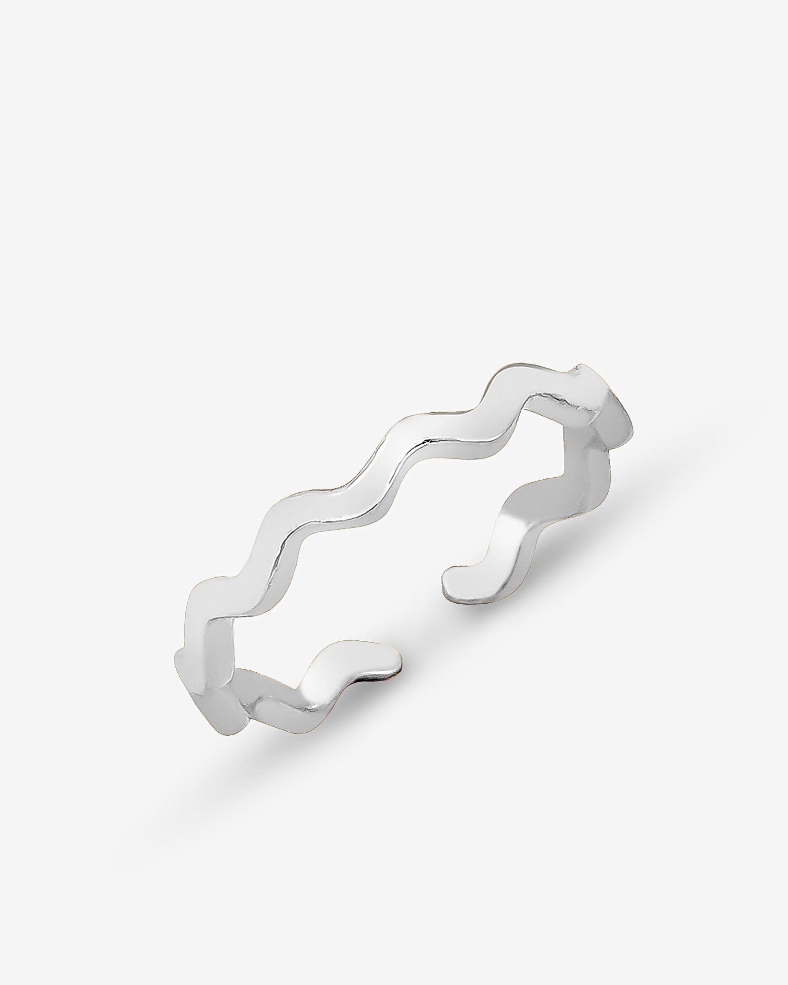 Simple And Elegant Zigzag Ring - Silver, Gold, Rose Gold Zigzag Ring - 925 Sterling Silver Wave Stackable Ring -