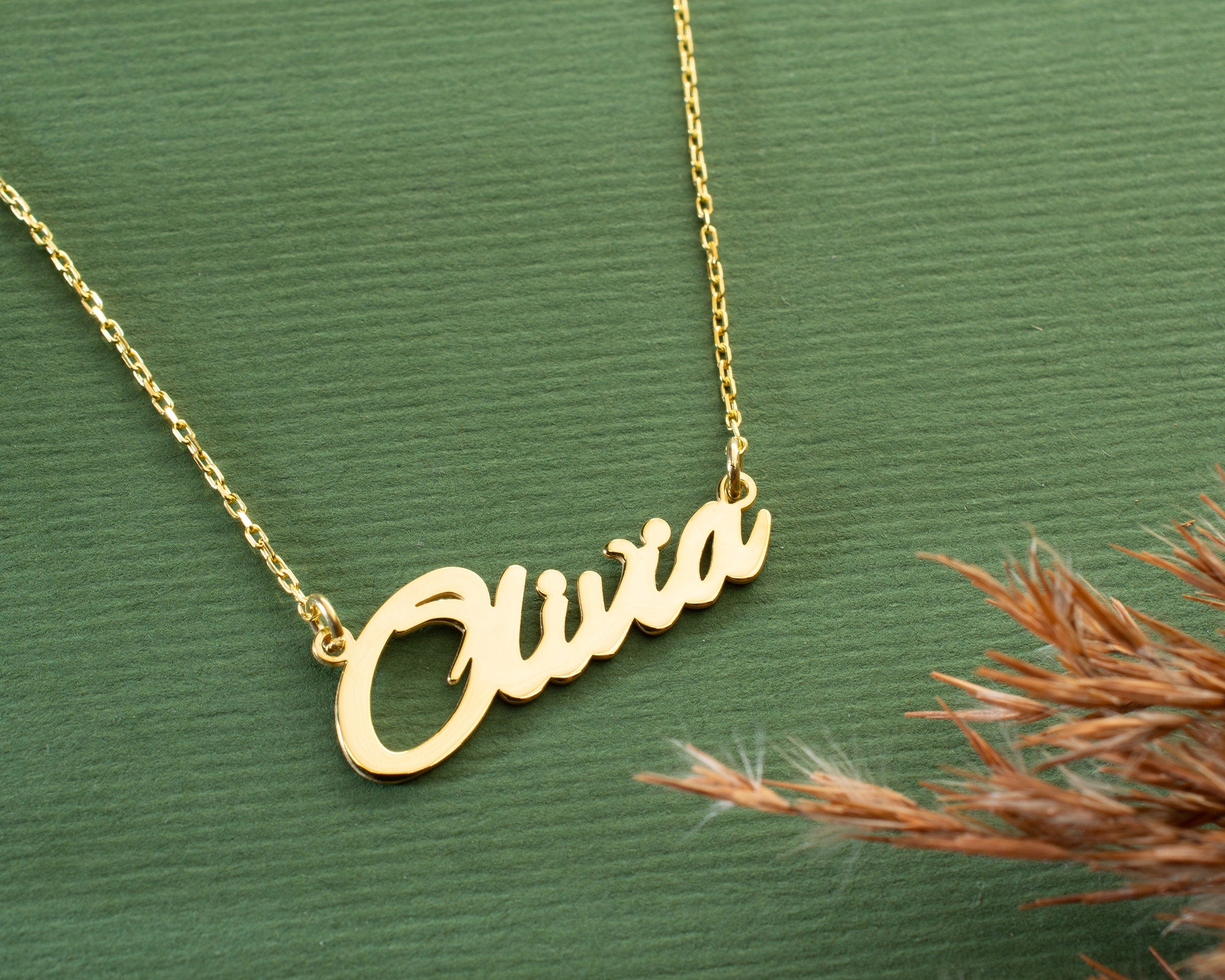 Personalized Name Necklace,handmade Monogram Necklace, Customized Name Necklace, Gift Packaging, Ready To Gift,delicate Silver Necklace