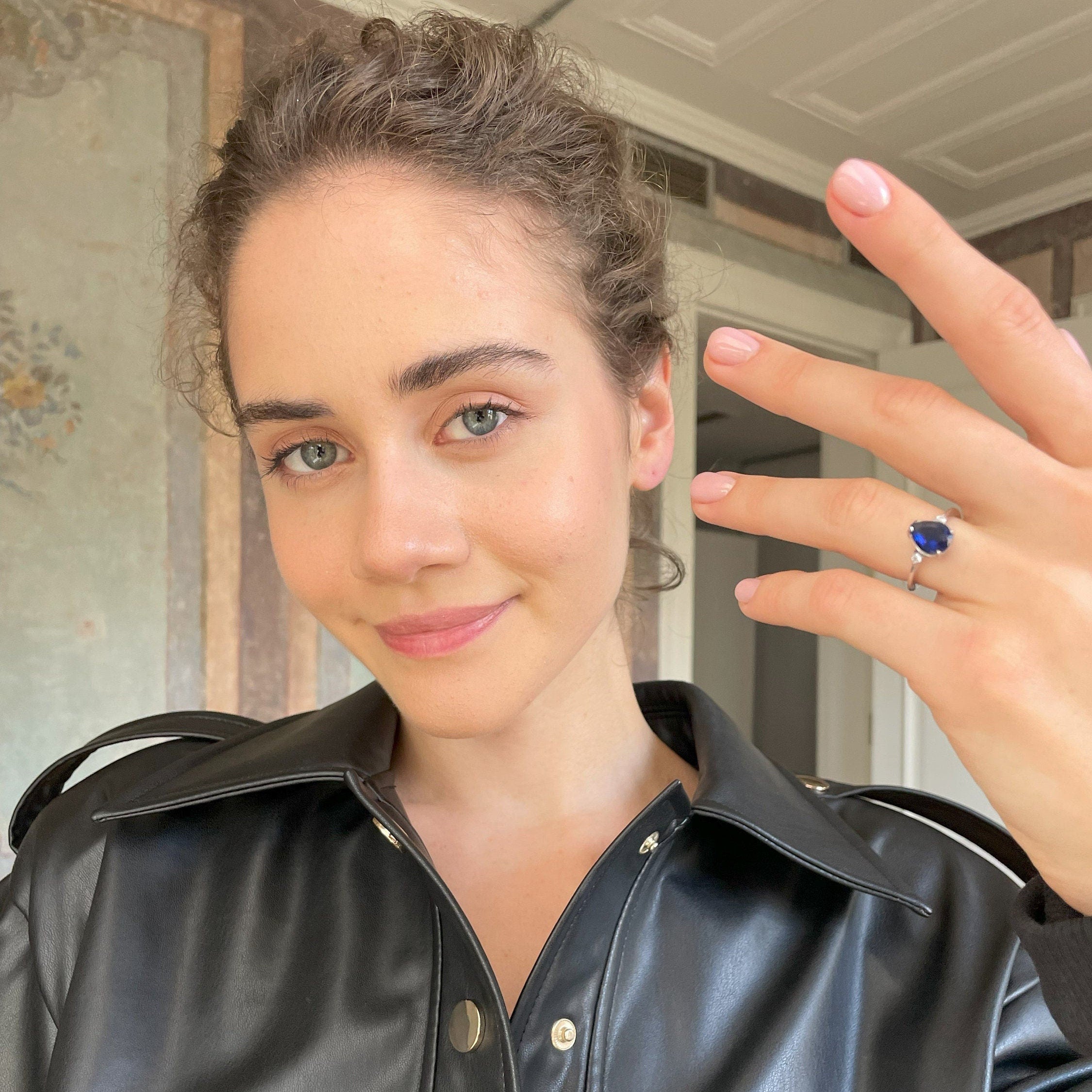 Elegant Birthstone Ring - Sterling Silver Birthstone Jewelry - Minimalist Family Birthstone Ring - Personalized Gift