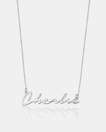 Personalized Name Necklace,handmade Monogram Necklace, Customized Name Necklace, Gift Packaging, Ready To Gift,delicate Silver Necklace