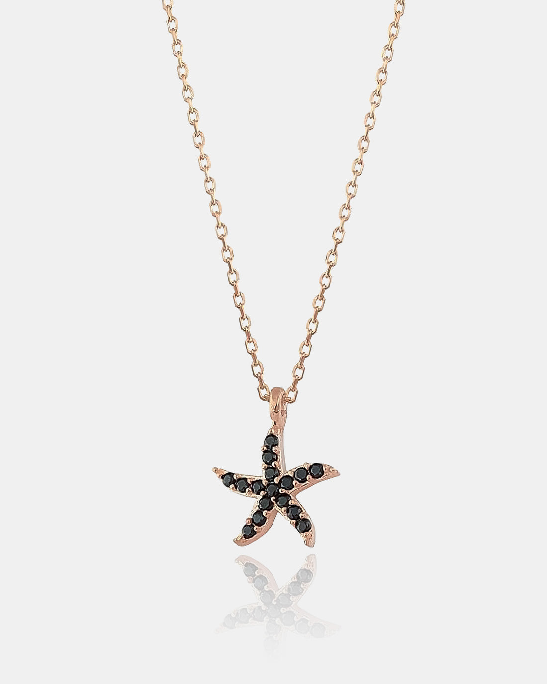 Silver Starfish Necklace For Ocean Lovers | Sea Life Pendant Silver Necklace | Tiny Starfish Pendant Necklace | Summer Jewellery For Women