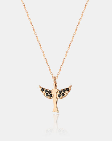 Silver Catholic Angel Wing Pendant Necklace | Sterling Silver St. Michael Angel Pendant Necklace | Necklace , Celebrate Pride Month