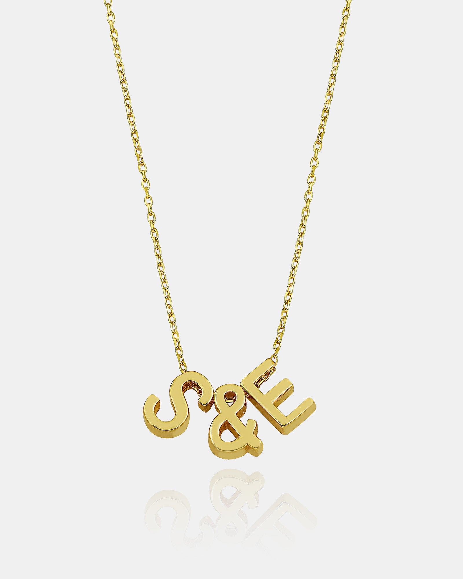Personalized Symbol , Number & Initial Necklace - Custom Initial / Number Jewelry With Symbol Charm - Personalized Gift Idea
