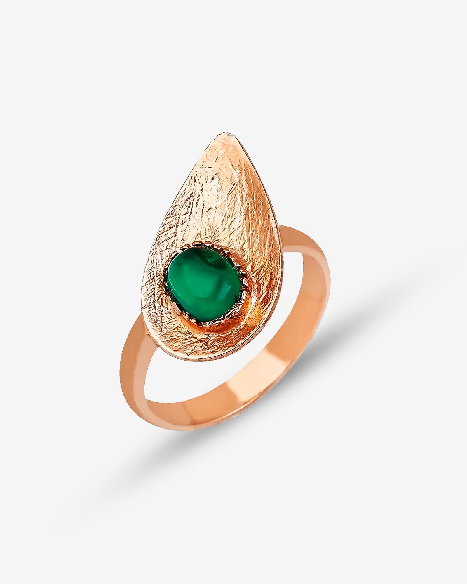 Handcrafted Silver Teardrop Birthstone Set - Necklace, Ring, Earrings - Large Teardrop Birthstone Trio Matching Set - Perfect Gift Idea