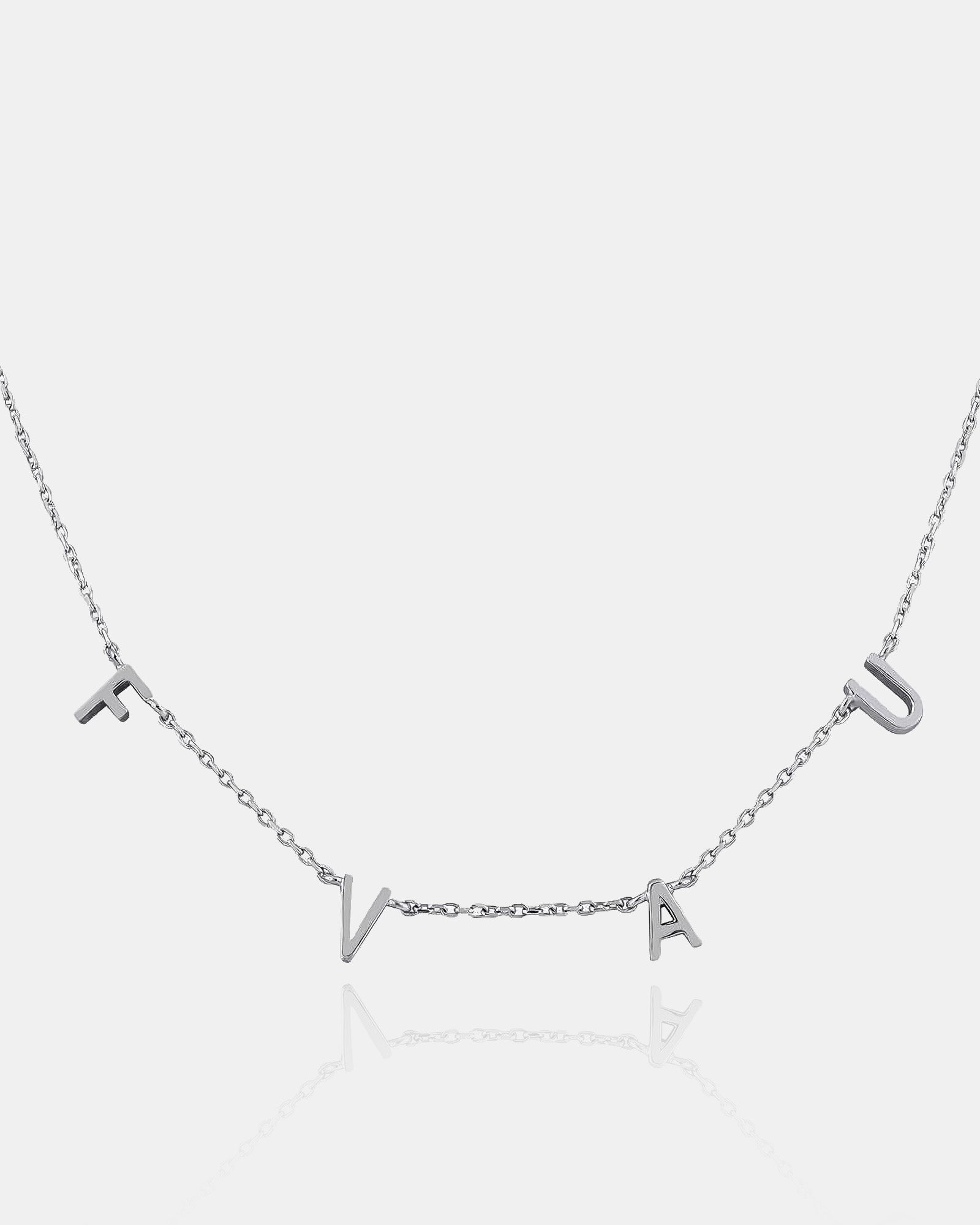 Personalized Multi-initial Name Necklace, Custom Letter Necklace, Multiple Initials Jewelry For Women , Dainty Personalized