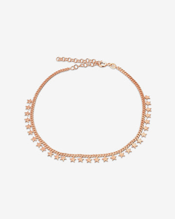 Star Charm Adjustable Beach Anklet , Sterling Silver Wheat Chain & Tiny Star Anklet Bracelet, Boho Jewelry