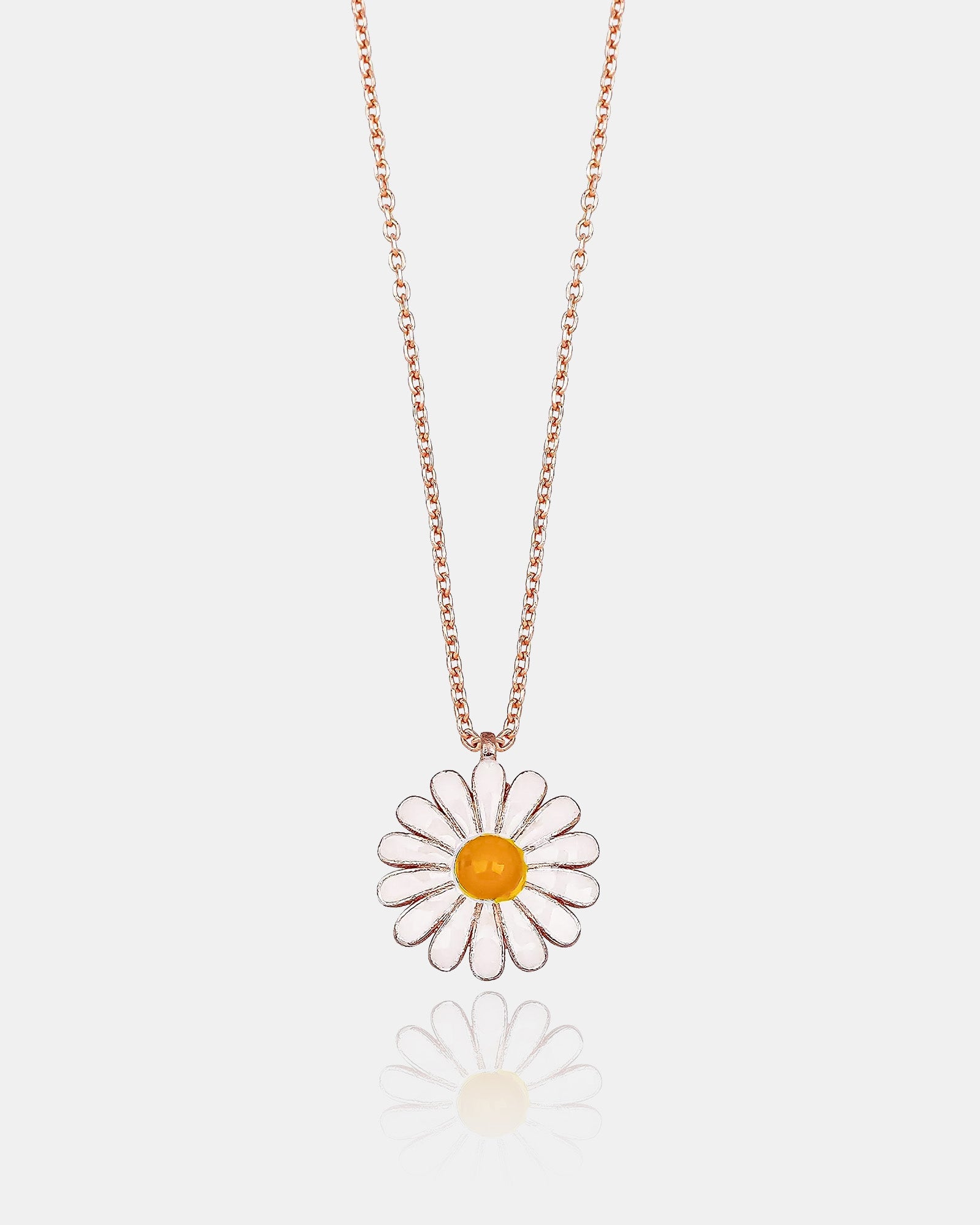 Dainty Daisy Pendant Necklace, Floral Handmade Jewelry, Minimalist Daisy Charm Necklace , Sterling Silver Jewelry For Women, Cute Daisy Gift