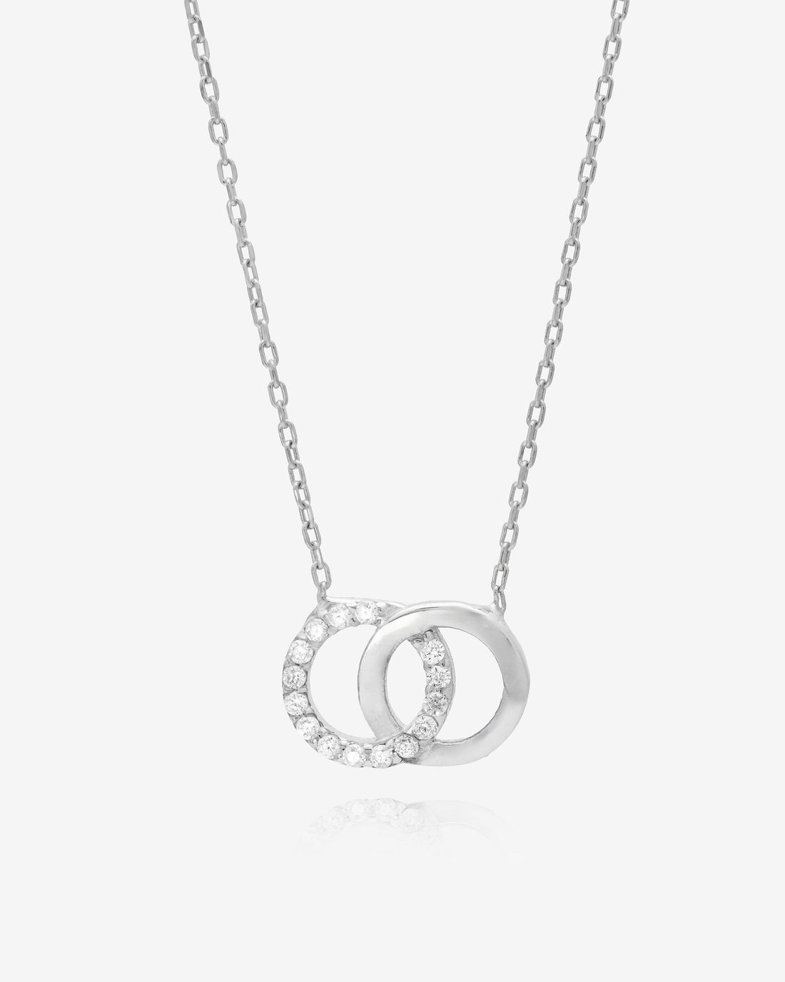 Dainty Double Circle Necklace
