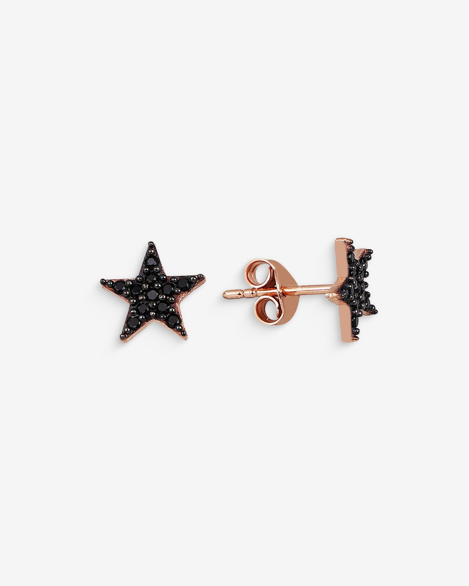 Sparkling Star Earrings - Minimalist Star Earrings With Zirconia Gemstones - Silver/gold Earrings - 925 Sterling Silver Jewelry