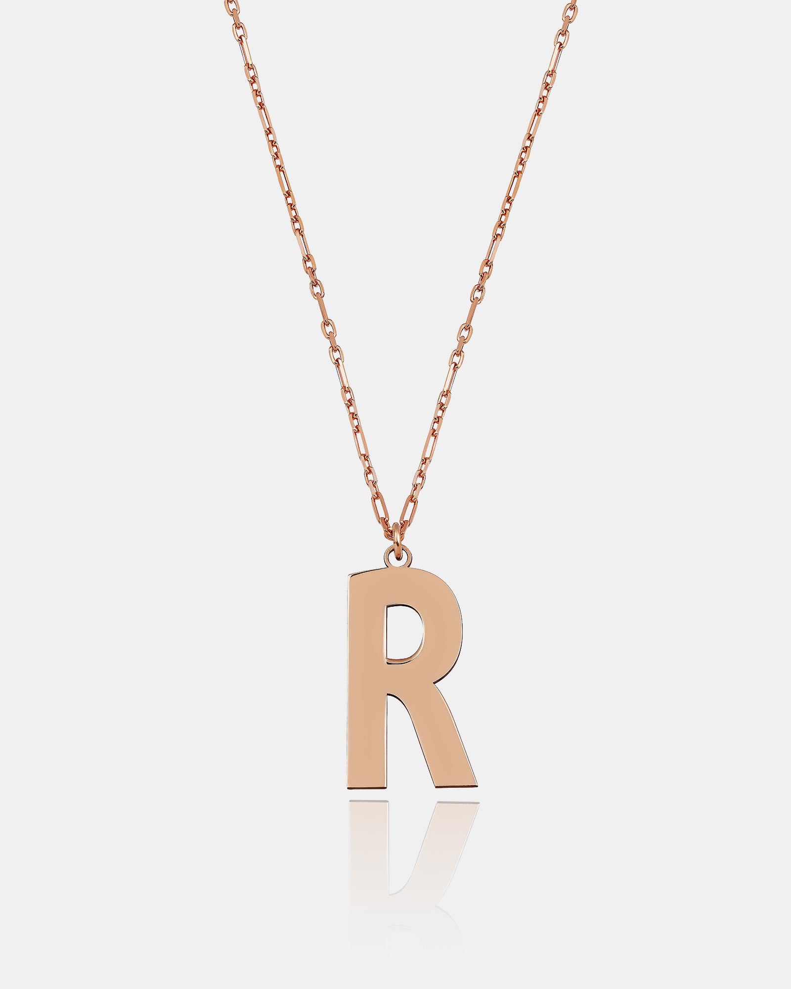 Laser-cut Initial Necklace – Personalized Letter Pendant, Maxi Or Midi