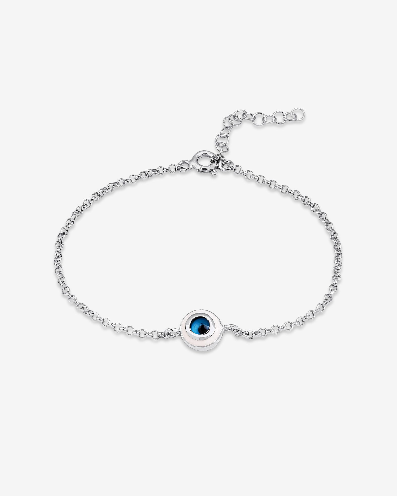 Round Evil Eye Protection Bracelet , Dainty Evil Eye Lucky Charm , Delicate Gold And Silver Chain , Stylish And Meaningful Jewelry For Women