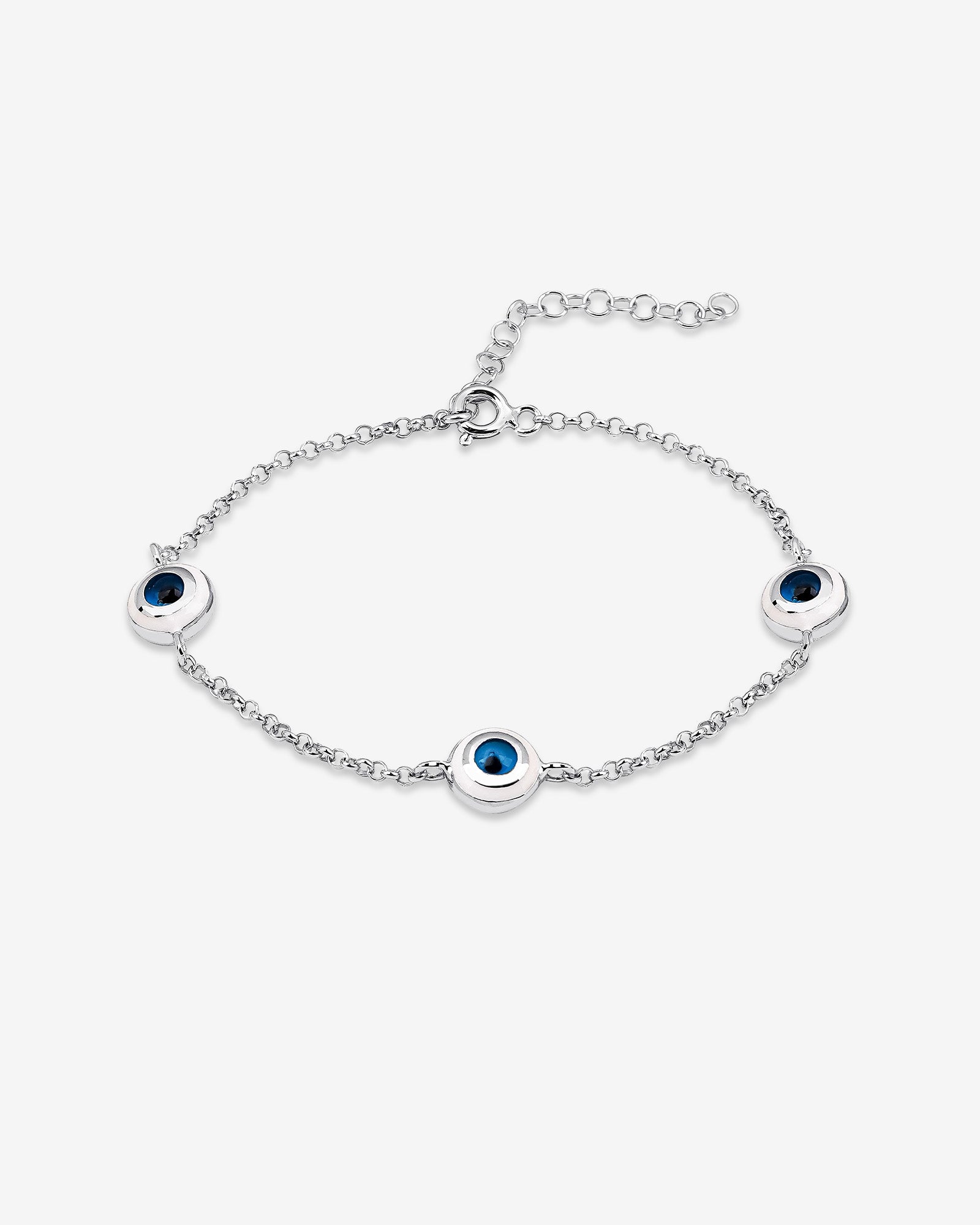 Round Evil Eye Protection Bracelet , Dainty Evil Eye Lucky Charm , Delicate Gold And Silver Chain , Stylish And Meaningful Jewelry For Women