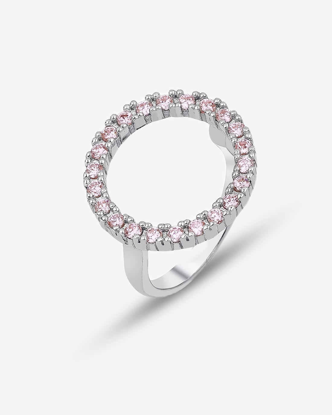 CZ Halo Statement Ring