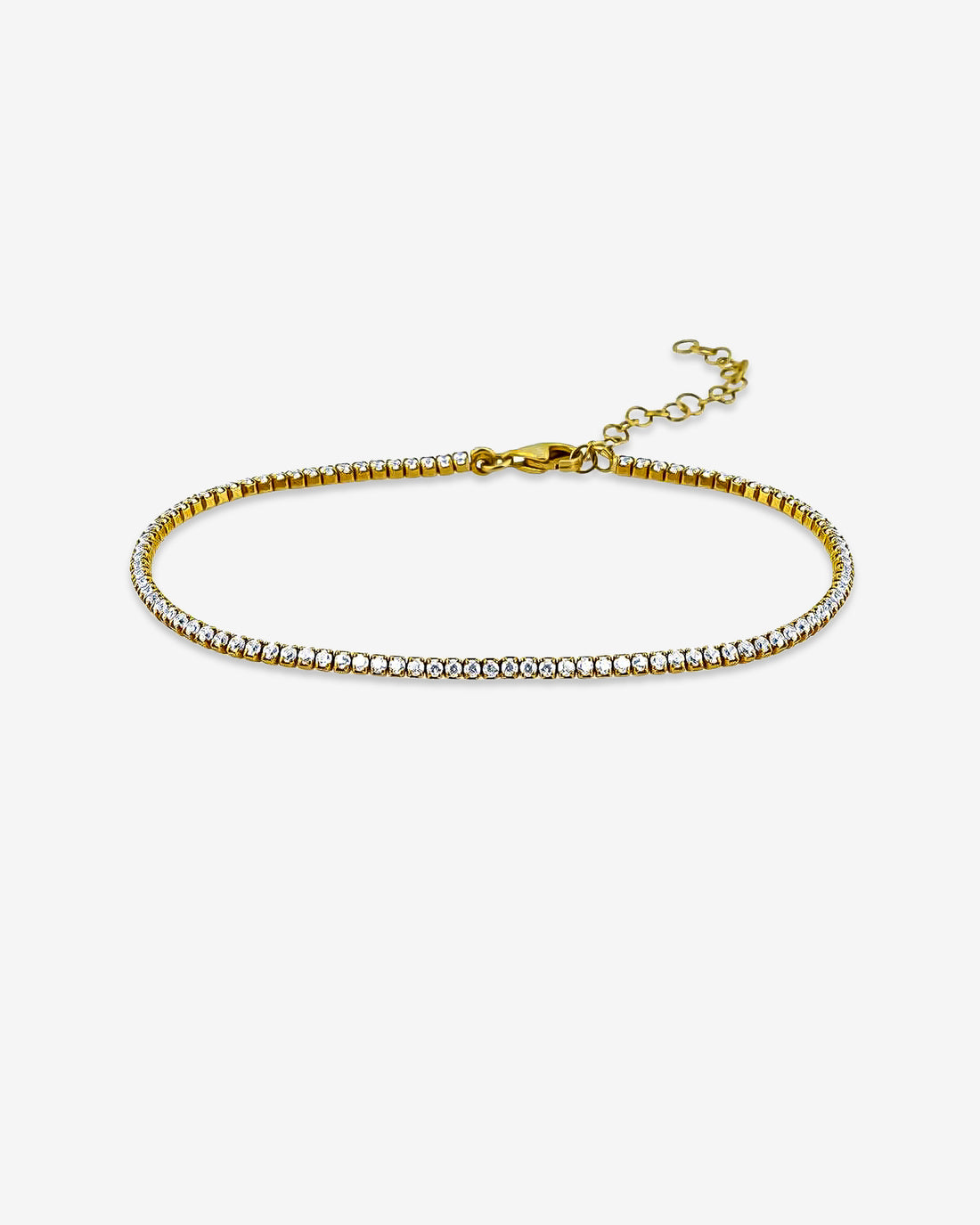 Sterling Silver Cz Tennis Bracelet - Genuine Jewelry For Women - Bridal Cz Silver Bracelet With Sparkling Stones - Gold/silver Options