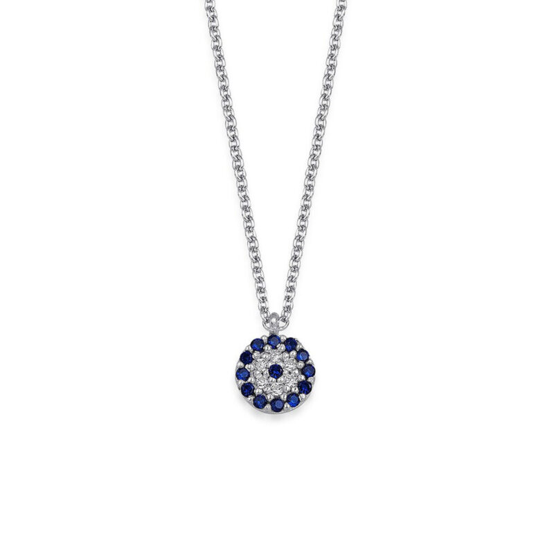 925 Sterling Silver Evil Eye Necklace