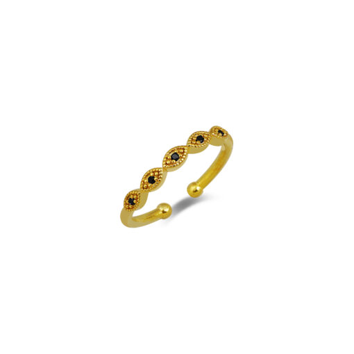 Half Eternity Art Deco Ring
