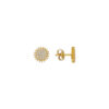 Dainty Radiant Sun Stud Earrings