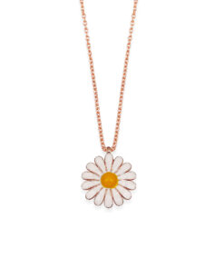 Daisy Pendant Sterling Silver Necklace