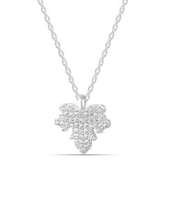 Silver Maple Leaf Necklace