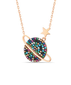 Galaxy Sterling Silver Necklace - Mix