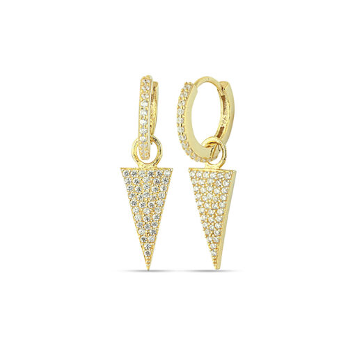 Dazzling Triangle Earrings