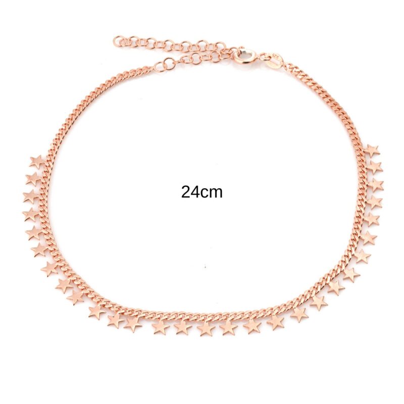 Star Charm Adjustable Beach Anklet - Image 2