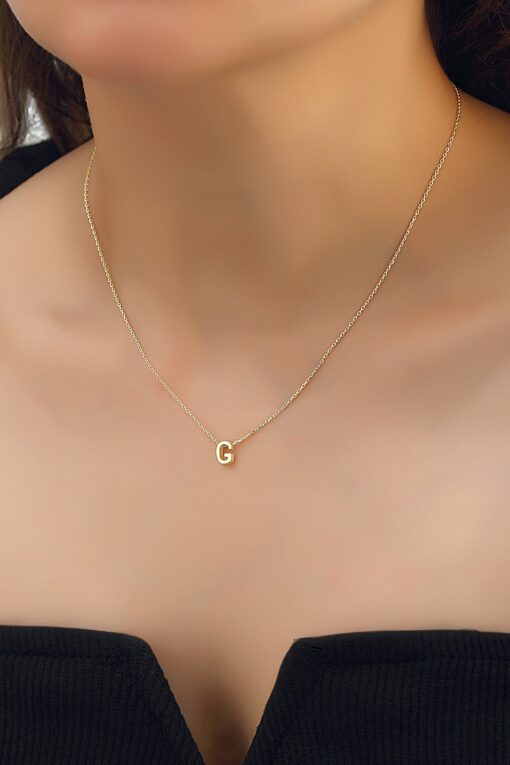 Personalized Initial Necklace - Image 6