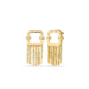 Gold Color Stylish Fringe Earrings