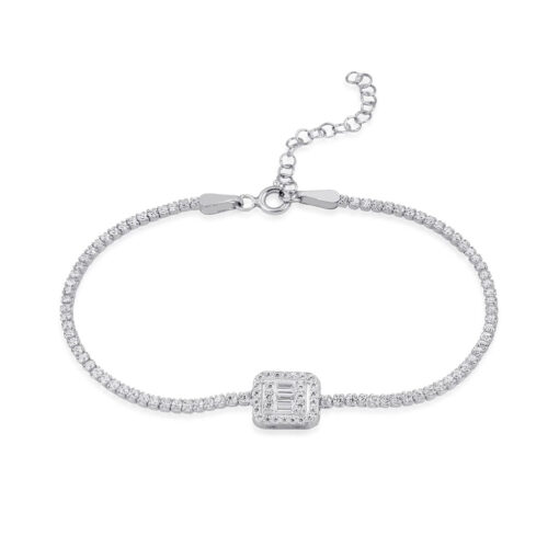 Rhinestone Baguette Bracelet
