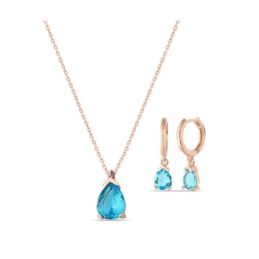 Aquamarine Birthstone Jewelry Set - Image 6