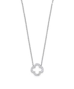 Four Leaf Clover Necklace - Silver