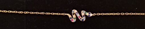 Glamorous Rhinestone Snake Bracelet - Image 5