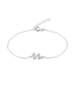 Glamorous Rhinestone Snake Bracelet
