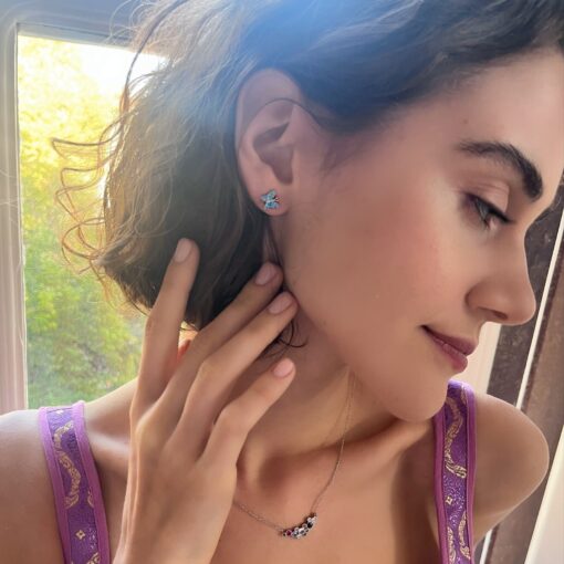Minimalist Butterfly Earrings - Image 2