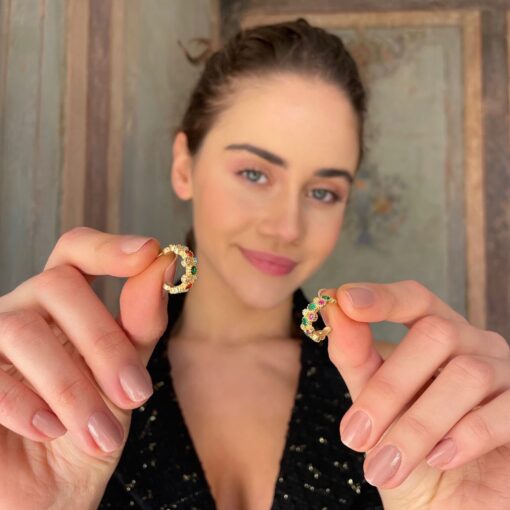Fancy Rainbow Earrings - Image 3