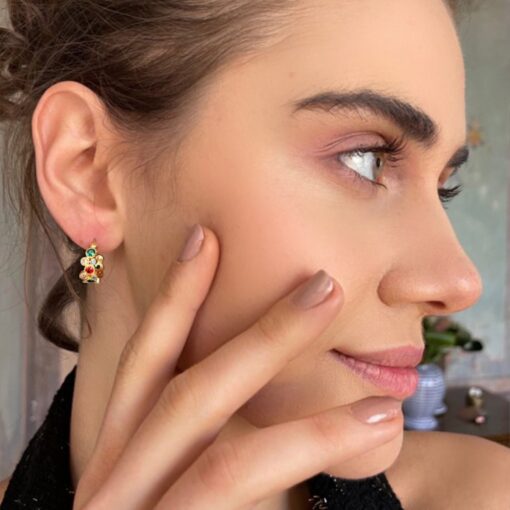 Fancy Rainbow Earrings - Image 4