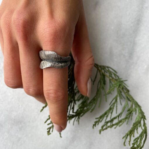 Rustic Feather Ring - Image 4